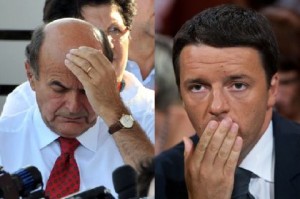 Lavoro-Bersani-a-Renzi-ci-rispetti-come-Berlusconi-il-premier-risponde-cascate-male