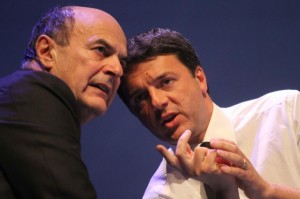 Bersani-contro-Renzi-no-a-doppio-incarico-come-Presidente-del-Consiglio-e-segretario