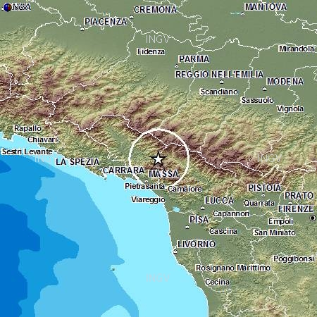 Terremoto in Lunigiana oggi nuove scosse continua lo sciame sismico