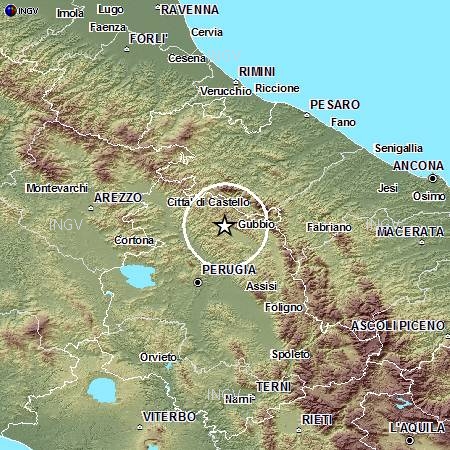 Terremoti in tempo reale: aggiornamenti su forti scosse in Umbria