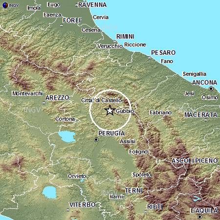 Terremoti in tempo reale: ultime su nuova forte scossa a Gubbio