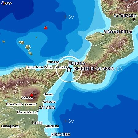 Terremoti in tempo reale: ultime notizie forte scossa a Messina e Reggio Calabria