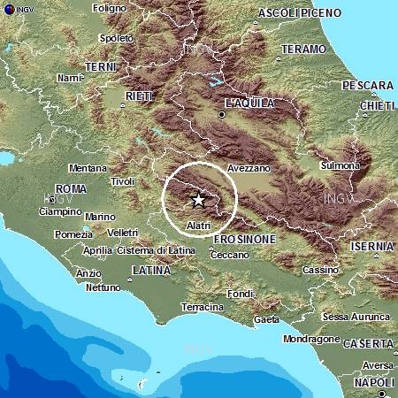 Terremoti in tempo reale: oggi, 6 febbraio, eventi sismici Gubbio e Lazio