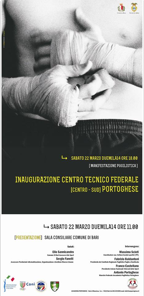 Oggi-a-Bari-inaugurazione-dell- Accademia-Pugilistica-Portoghese-ecco-il-programma