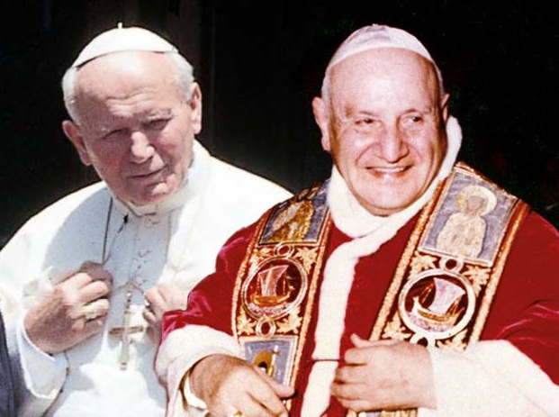 Mediaset Connect streaming diretta canonizzazione: oggi papi santi Giovanni XXIII e Giovanni Paolo II