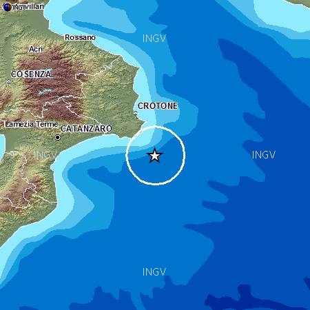 Terremoti in tempo reale: oggi fortissima scossa a Crotone avvertita in tutto il Sud