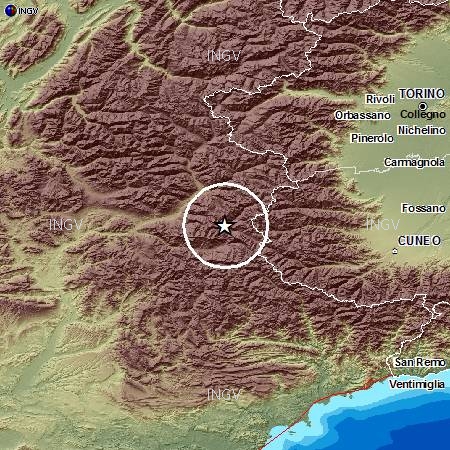 Terremoti in tempo reale: oggi fortissima scossa in Francia avvertita a Torino e Genova