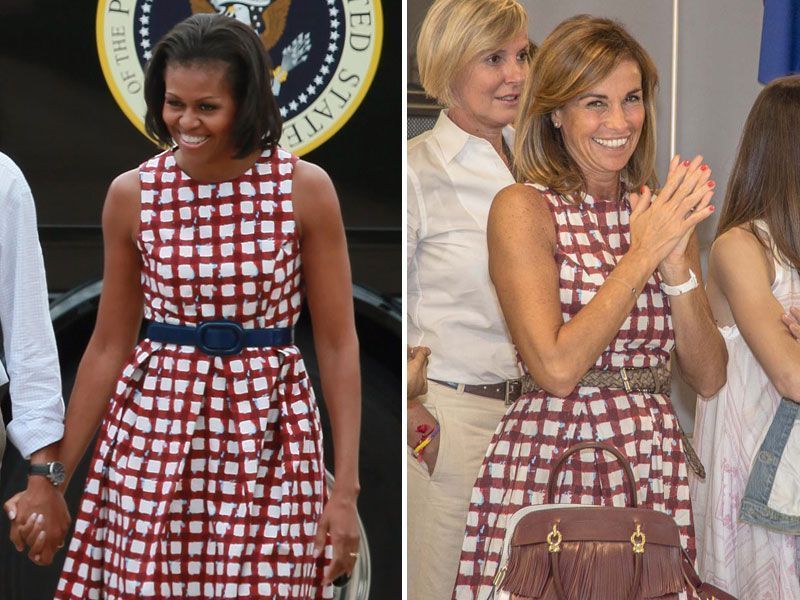 Cristina Parodi first lady di Bergamo: per scaramanzia indossa l’abito di Michelle Obama