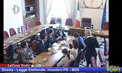 Youdem-e-La-cosa-YouTube-diretta-oggi-streaming-incontro-M5S- Pd-legge-elettorale