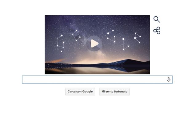 Google: logo di oggi dedicato allo sciame meteorico delle Perseidi