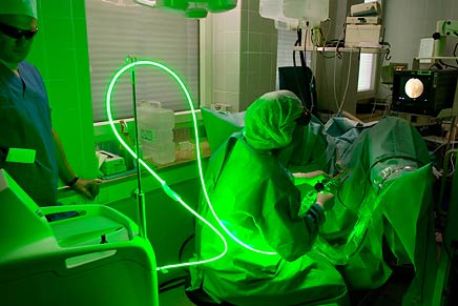Il laser verde sarà presto utilizzato per curare l’iperplasia prostatica benigna