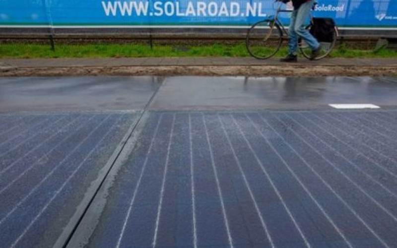 SolaRoad, Paese Bassi pista ciclabile a panelli solari la prima al mondo