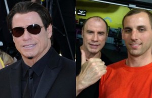 John Travolta, selfie stempiato si scorda il parrucchino