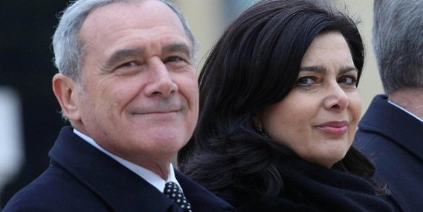 Grasso e Boldrini no a vitalizi e pensioni a ex parlamentari condannati