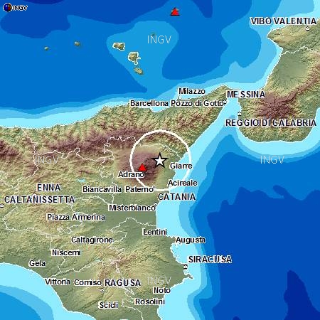 Terremoto ultime notizie forte scossa in provincia di Catania