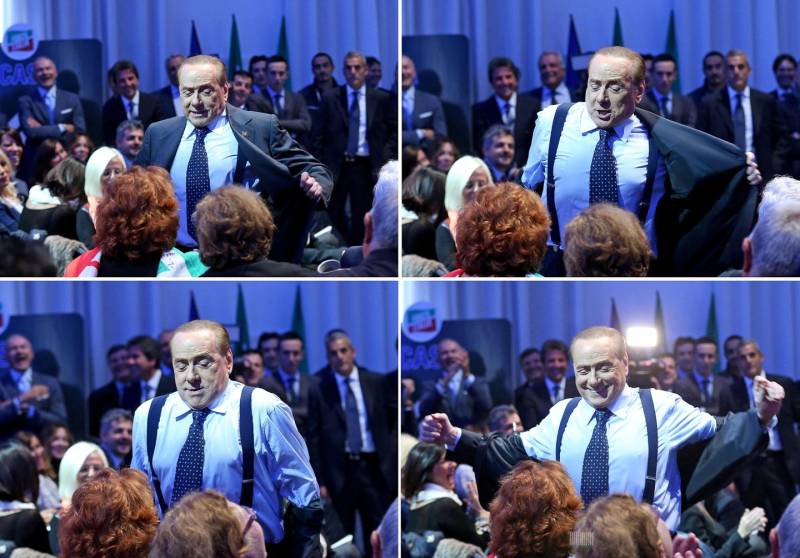 Berlusconi spogliarello per una fan, sono innamorata del suo cervello