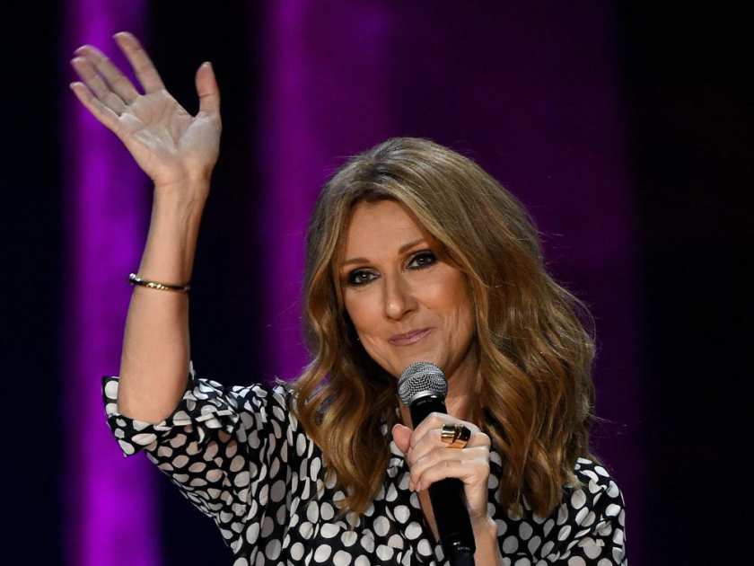 Celine Dion torna sul palco e si emoziona ricordando suo marito