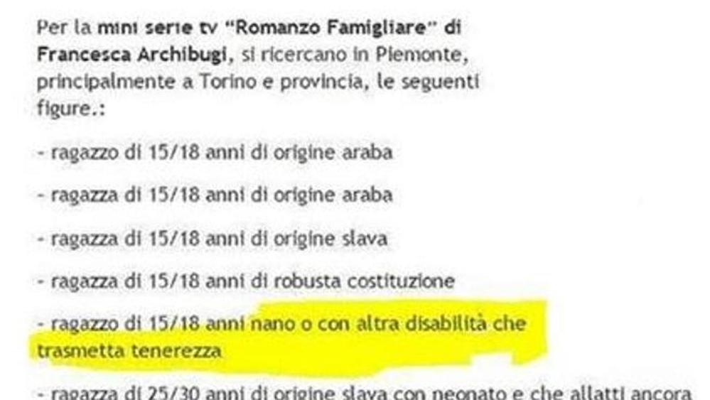 Bufera Rai, annuncio choc cercasi per casting nuovo programma “disabile su una sedia a rotelle che faccia tenerezza”