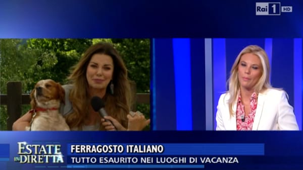 Estate in diretta, furiosa lite tra Alba Parietti e la conduttrice Eleonora Daniele