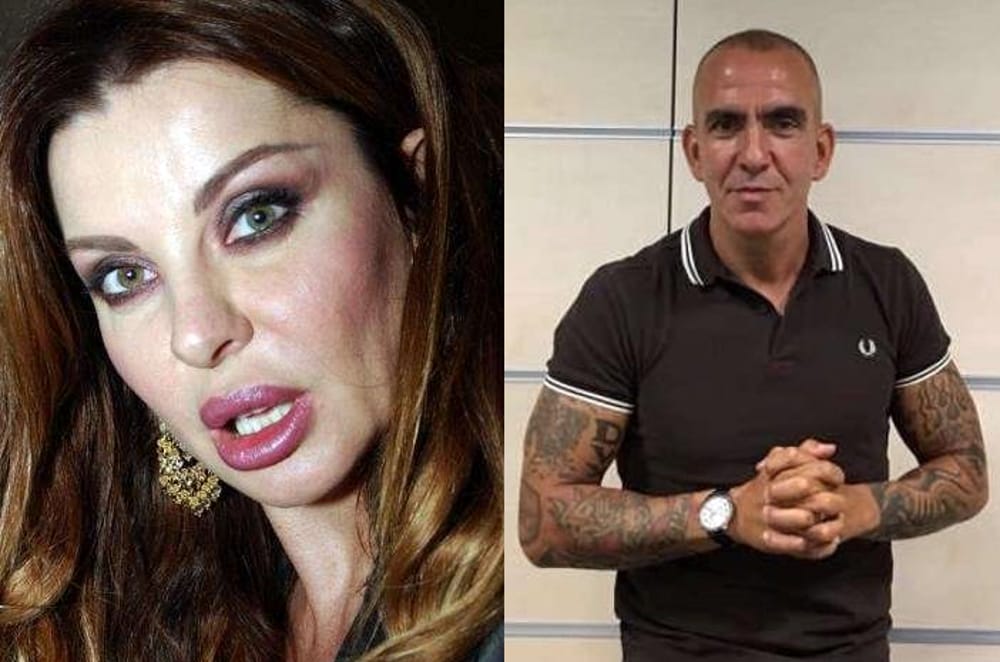 Alba Parietti durissima con Paolo Di Canio è cretino e come minimo è molto ignorante