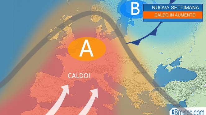 Ondata di caldo sull’Italia: picchi oltre i 35°C nel weekend