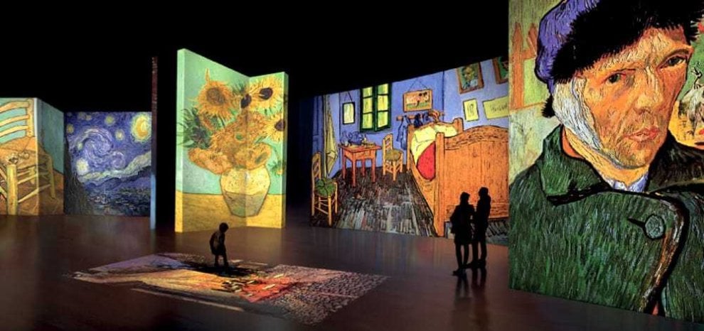 Van Gogh alive a Bari al rinato Margherita l’unico teatro in Europa costruito sulle palafitte, per la prima volta il grandissimo pittore olandese in  Puglia