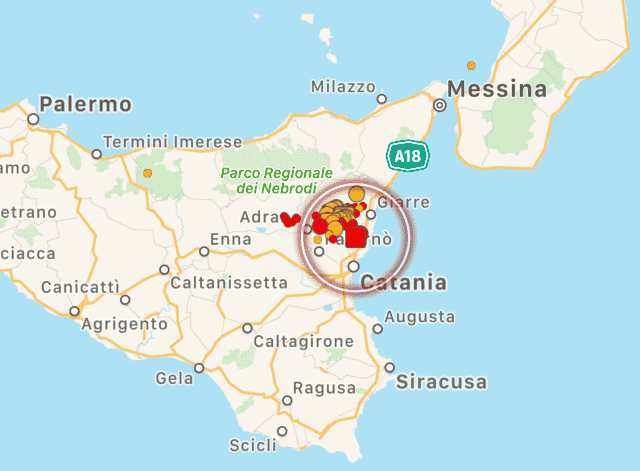 Terremoto oggi ultime notizie nuova forte scossa a Catania, trema la terra ancora in Sicilia, paura tra la gente