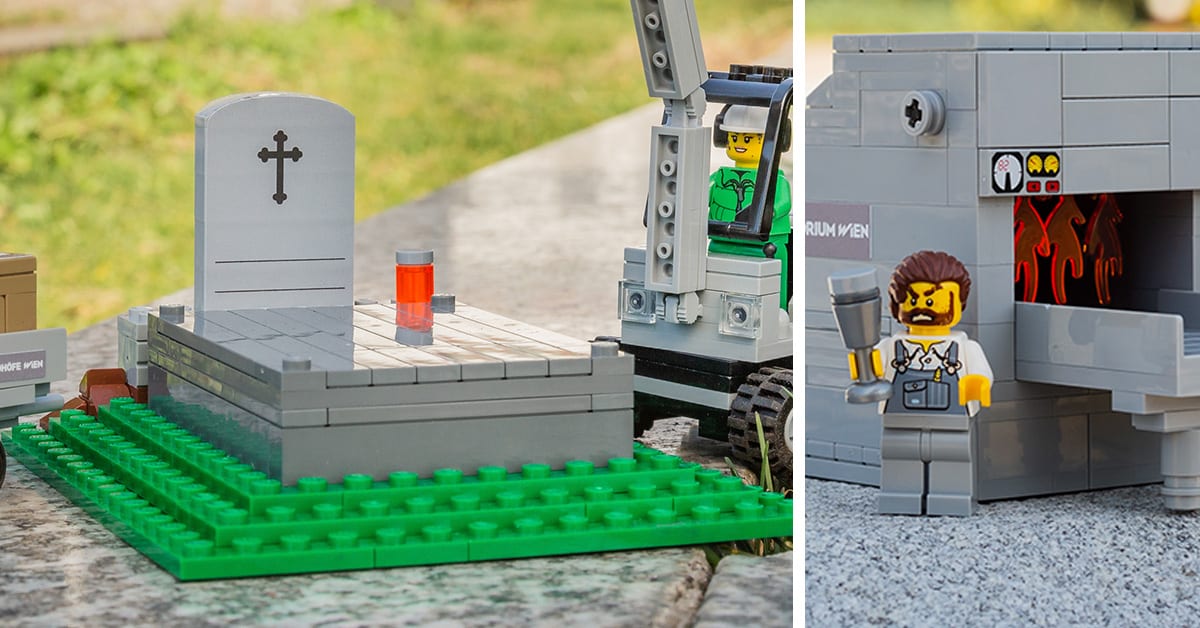 Lego inventa il “Kit funerale”, l’intento è macabro, avvicinare i bimbi all’idea della morte