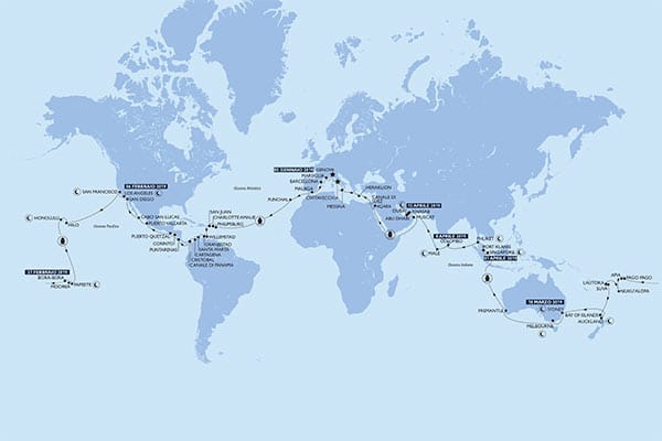 La vacanza più costosa in assoluto è un giro del mondo dal costo stratosferico di 14 milioni di dollari