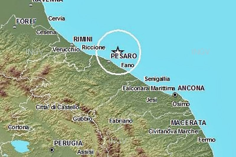 Terremoto oggi, nuova scossa nella notte , trema la terra nelle Marche