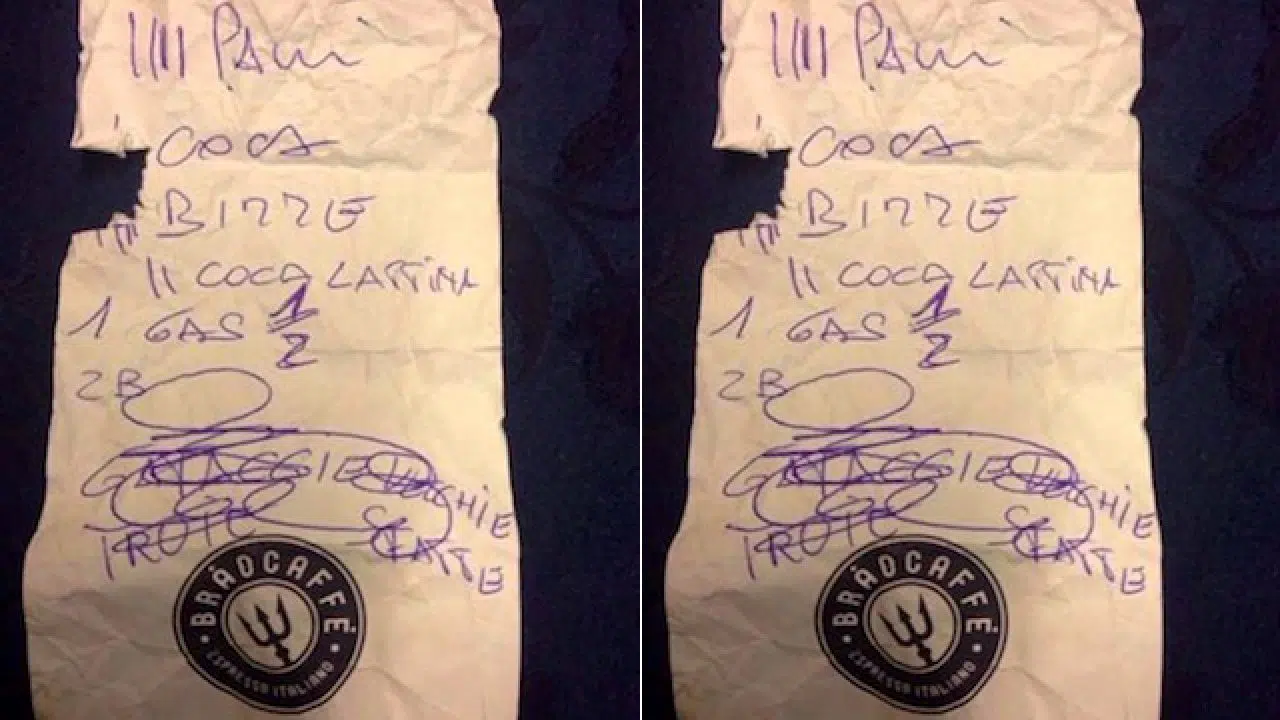 Vanno al ristorante, ordinano e sul loro scontrino leggono delle offese pesantissime