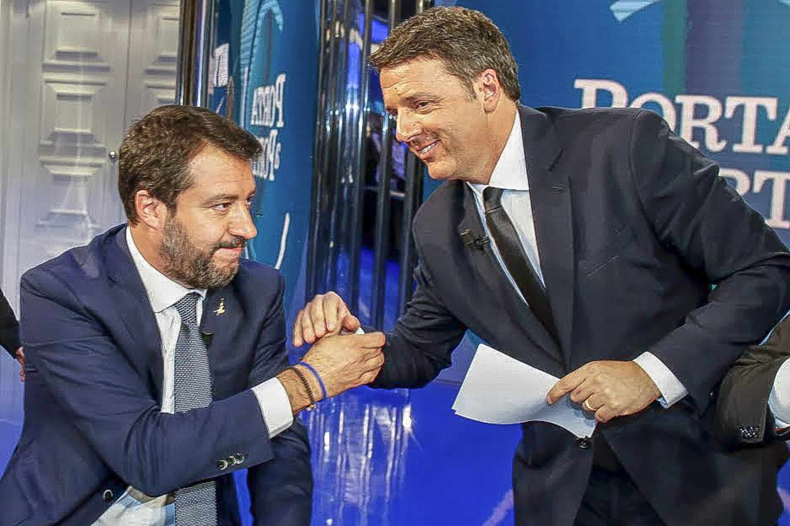 Salvini e Renzi duro scontro da Vespa ma era vero o nemici per finta? Ecco cosa ha visto un giornalista prima della diretta