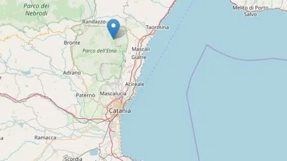 Terremoto in tempo reale, scossa in Sicilia trema la terra a Catania