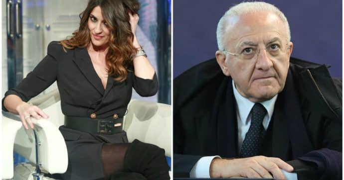 Il governatore De Luca “corteggia” la Isoardi “Si candida con me? Sarei felicissimo, è una donna splendida!”