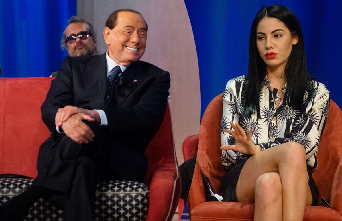 Costanzo Show, Silvio Berlusconi si incanta alla vista di Giulia De Lellis, poi la riempie di complimenti, “E’ bellissima”