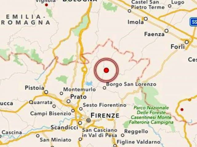 Terremoto in tempo reale, nuova scossa in Toscana, trema la terra vicino Firenze