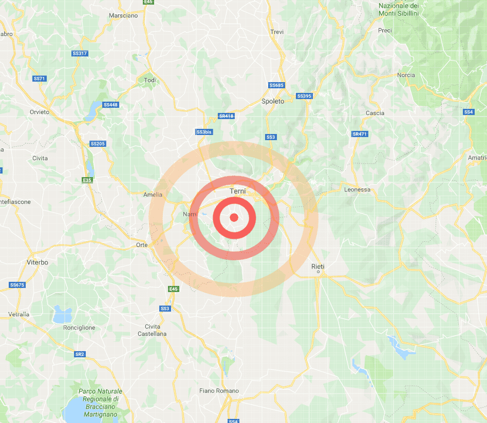 Terremoto in tempo reale, nuove scosse al confine tra Lazio e Umbria, trema la terra a Configni