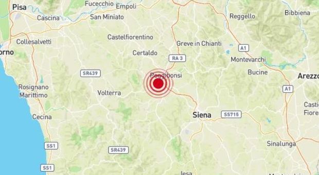 Terremoto in tempo reale nuova scossa in Toscana, trema la terra a Siena