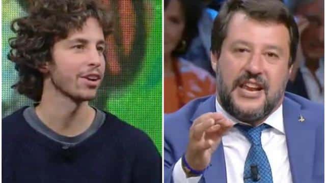 Matteo Salvini durissimo con Mattia Santori leader delle sardine, “Il ragazzo non ha chiaro in mente cosa significa democrazia”