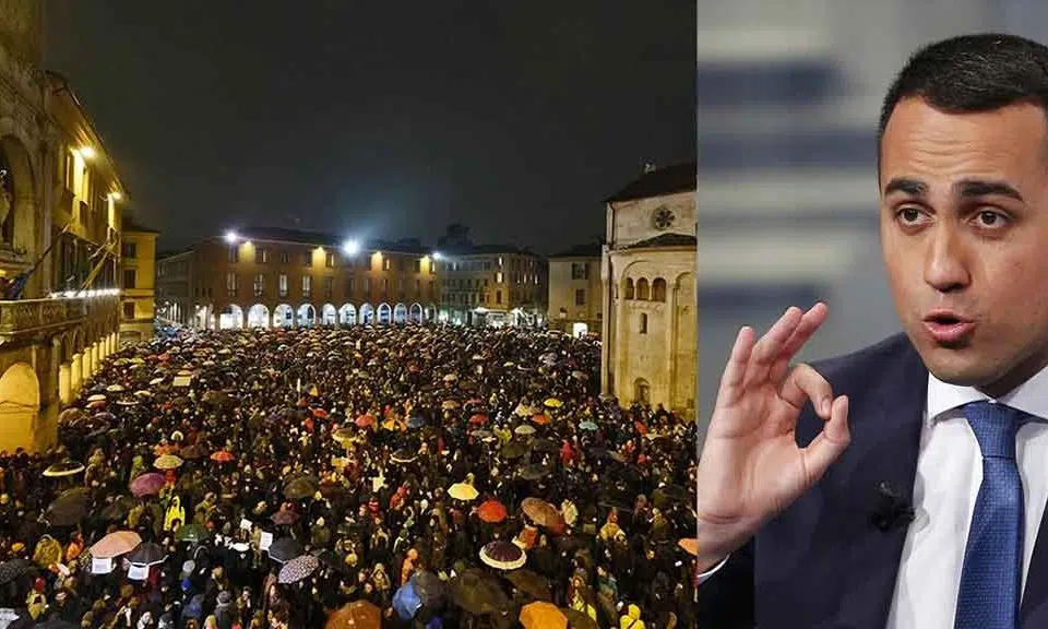 Di Maio e il suo nuovo amore per le sardine, “Avevo la tentazione di passare da San Giovanni, sarebbe bello lavorare insieme”