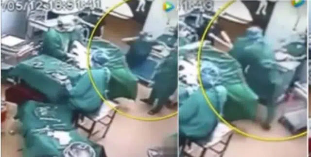 In sala operatoria chirurgo termina l’intervento e poi prende a pugni in faccia l’infermiera