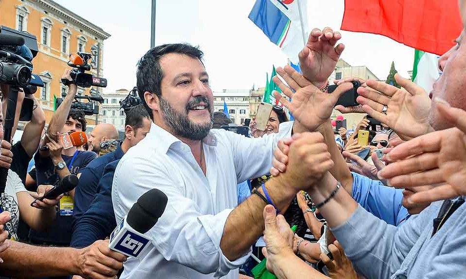 Un vulcano Matteo Salvini in Emilia Romagna “Se vinciamo, il giorno dopo vado a Roma a dare lo sfratto a Conte, Renzi, Di Maio e Zingaretti!”