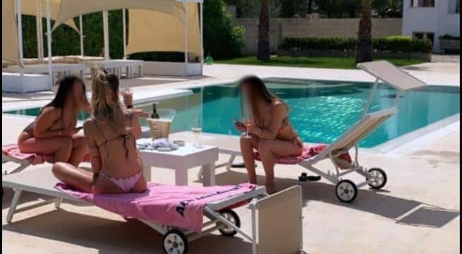Emergenza Covid-19 ma non per tutti, in Puglia festa da nababbi in villa a bordo piscina con fiumi di champagne, a denunciarla Selvaggia Lucarelli