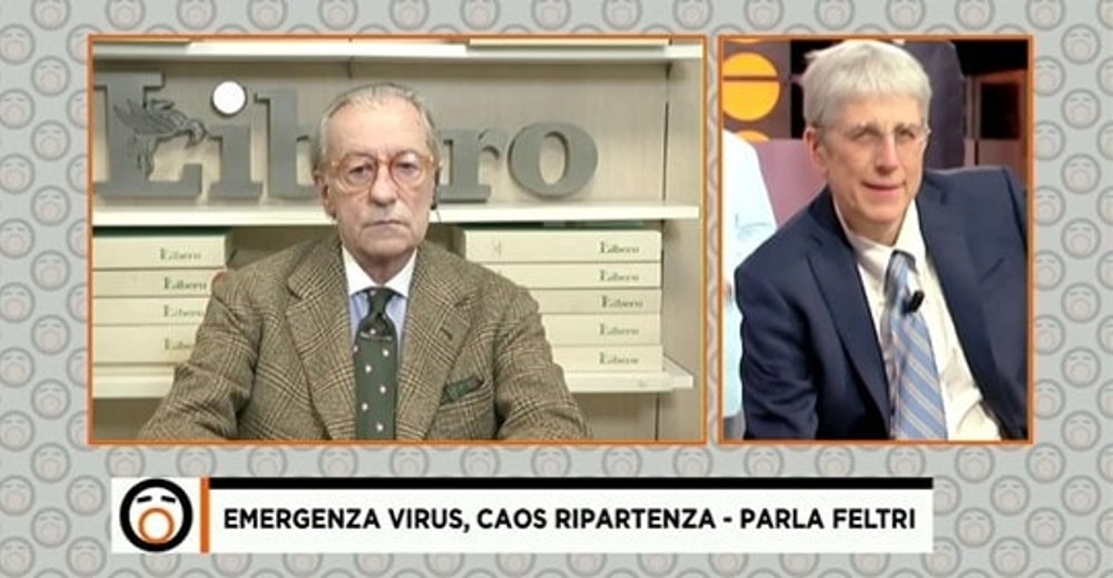 Fuori dal Coro, Mario Giordano “Sarò sempre contento di ospitare Vittorio Feltri e lasciargli dire quello che crede. Ma è lontano anni luce da ciò che penso”