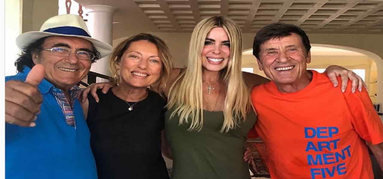 Albano e Loredana Lecciso, Gianni Morandi va a Cellino San Marco e trascorre qualche giorno a casa loro poi posta una foto e scrive “non c’è …