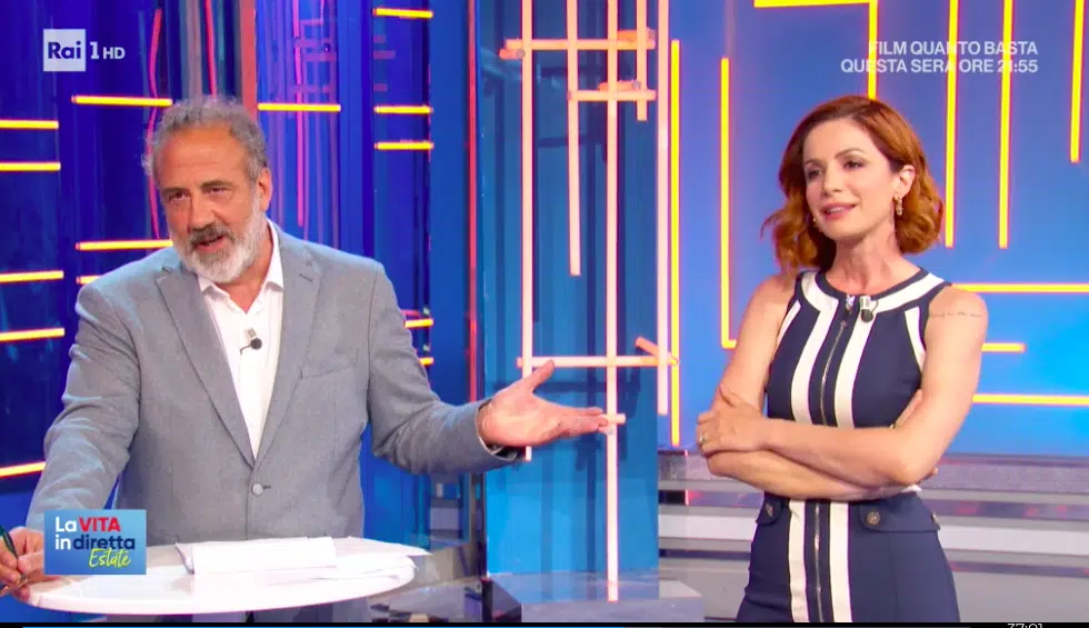 Vita in diretta, situazione complicata da gestire per Andrea Delogu che va via all’improvviso dallo studio ma prima dice «Masi continua tu»