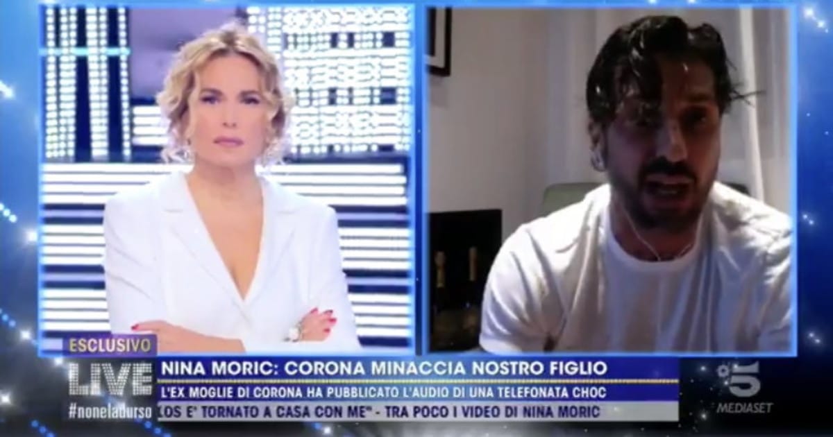 Fabrizio Corona esagera in trasmissione dalla D’Urso che toglie il collegamento, lui continua su Instagram e chi lo ascolta rimane raggelato