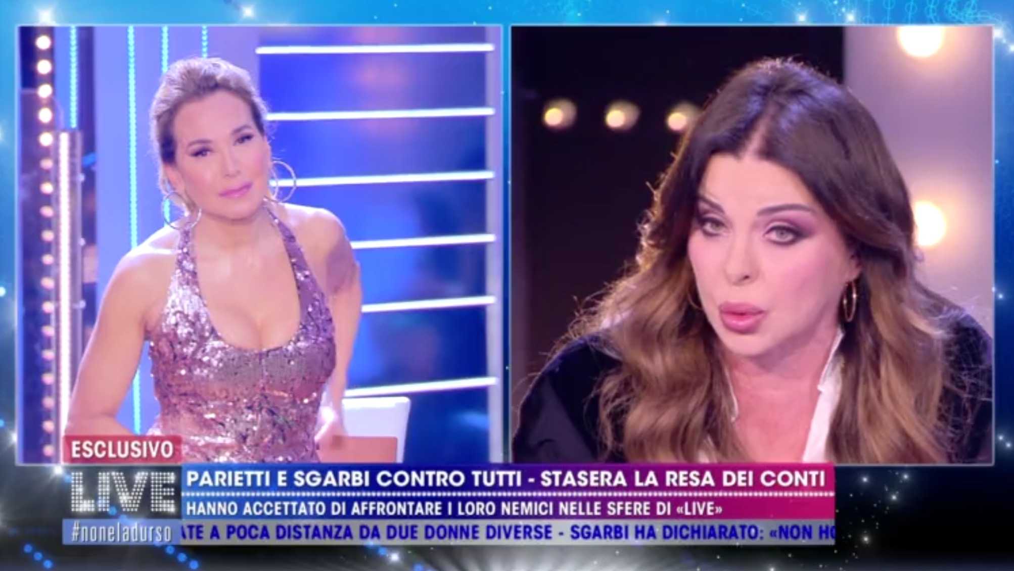 Alba Parietti, “perché vado da Barbara D’Urso? ho tre ville da mantenere”, il web si rivolta, la reazione di Barbara D’Urso