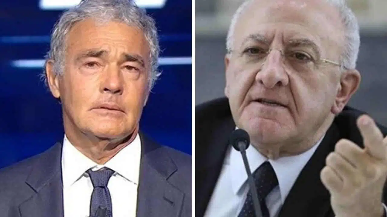Massimo Giletti massacrato da Vincenzo De Luca: “da ricoverare per coma etilico “