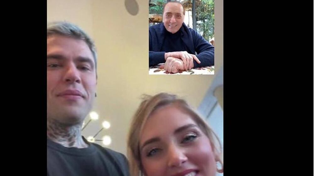 Berlusconi chiama Fedez e la Ferragni ma il web quando sente il contenuto della telefonata si rivolta, “Ma che sta dicendo? … non è vero che …”